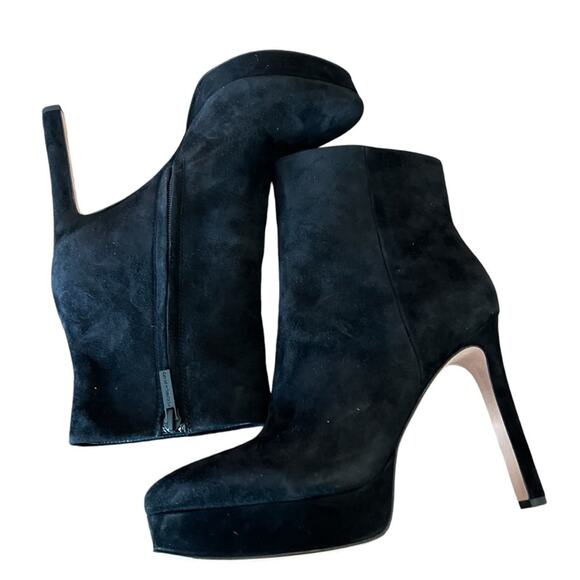 Veronica Beard Dali Suede Stiletto Heel Ankle Boot Bootie NEW Size 9.5 - Picture 5 of 10